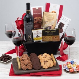 Red Wine & Dark Chocolate Gift Basket – Honig Napa Valley